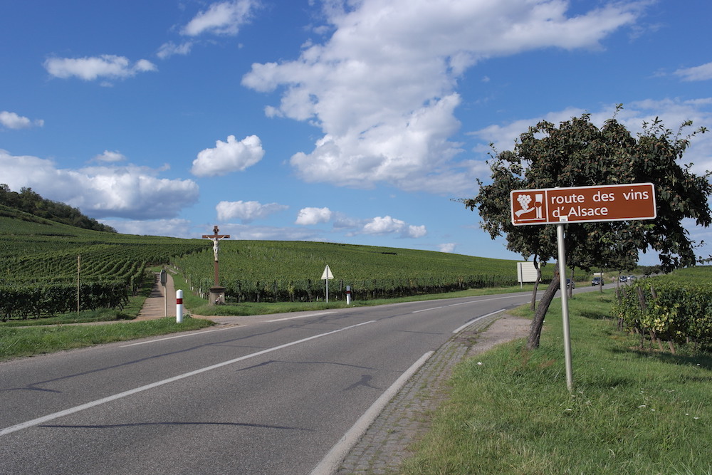 Strada vin Alsazia